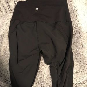 Lulu lemon high wasted crop leggings